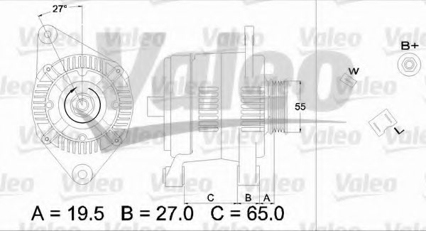 VALEO 436447 Alternator